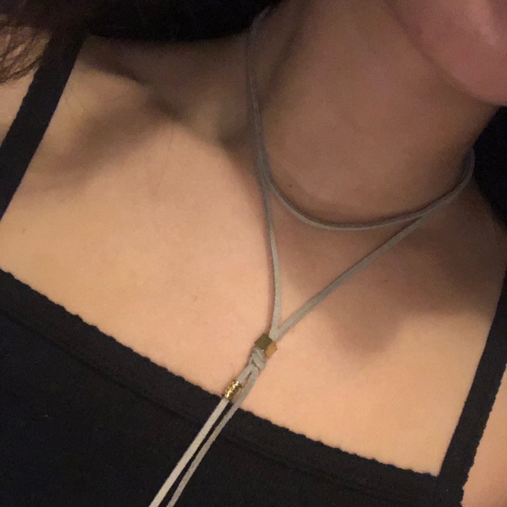 Choker drop necklace